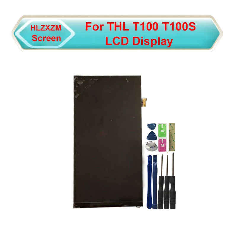 Для THL T100 T100S ЖК дисплей без сенсорного экрана стекло дигитайзер Замена с