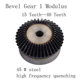

Bevel Gears 90 Degree Drive Commutation Transmission Speed Ratio 1:1 1 Module 15 16 18 20 24 25 30 35 40 Teeth Inner Hole 6mm