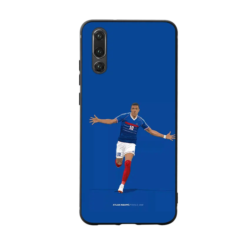 RKQ футбол Mbappe Джерси чехол для телефона чехол для huawei Psmart P10 P20 P30 Lite Honor 8X9 10 20 mate 10 20X lite pro Чехол