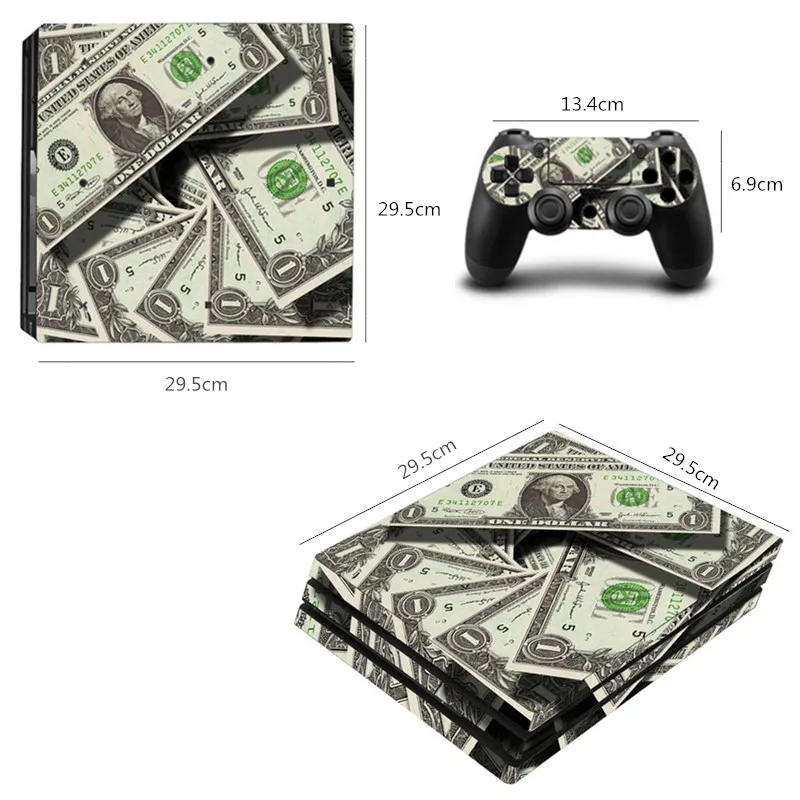 3 шт./компл. консоли+ контроллер кожи Стикеры для PS4 PRO Ограниченная серия игровых наклейки кожи Стикеры консоль контроллер