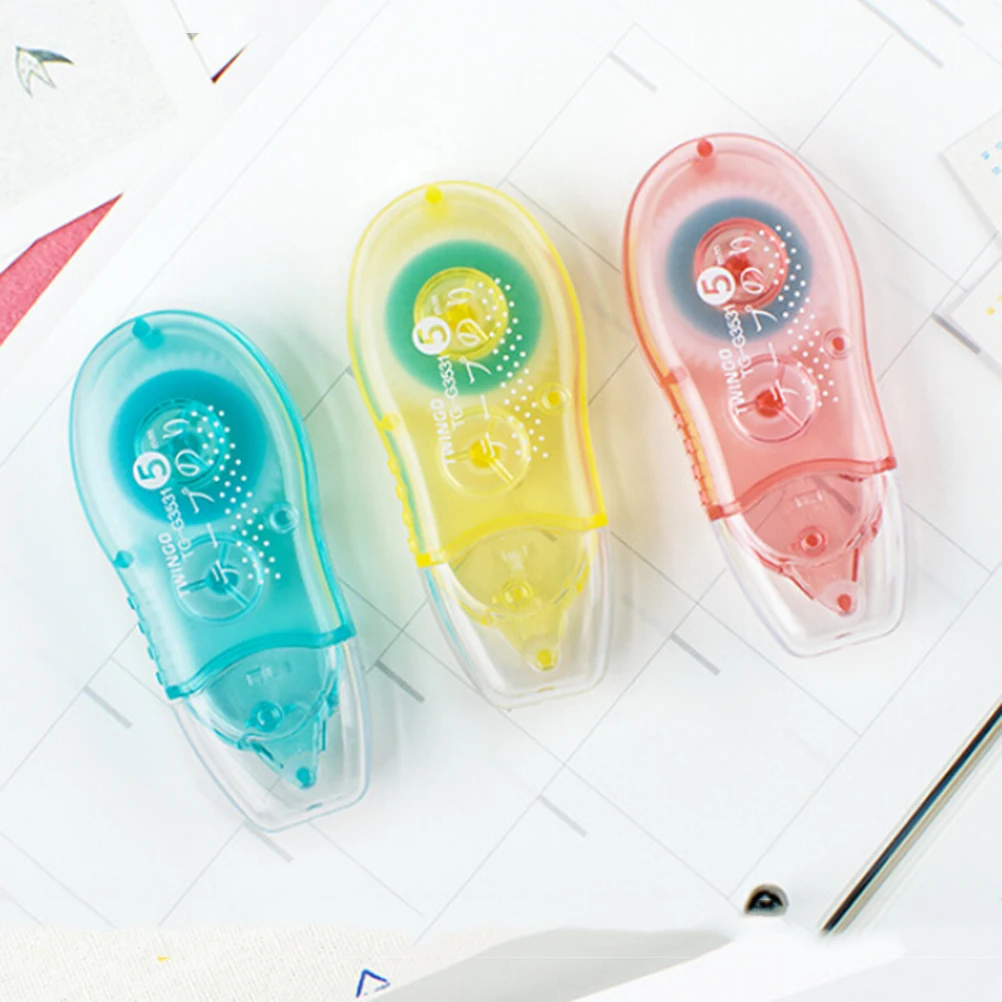 Random Color Kawaii Type Decorative Correction Tape Diary Stationery School Supply New Arrival