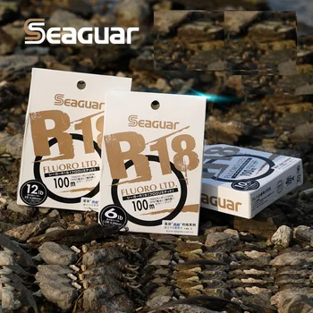 

Seaguar R18 Fluoro LTD 100M/110YDS Premium Fluorocarbon Line Main Line High Strength Freshwater Saltwater Wire Fishing Line