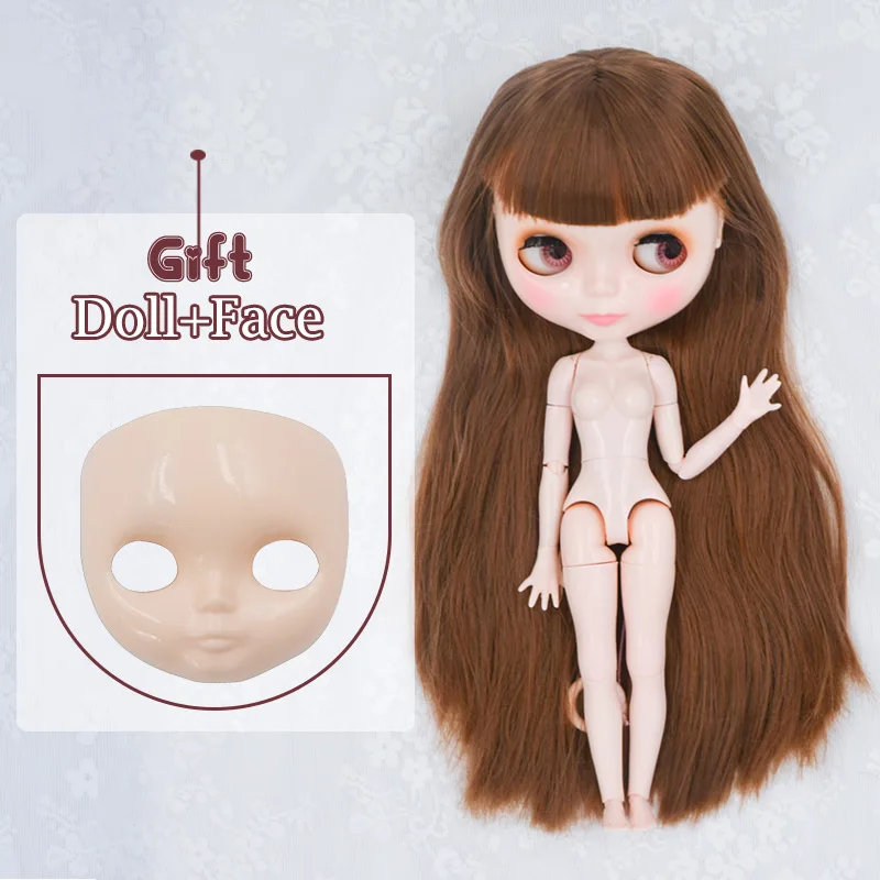 Куклы бжд Blyth кукла BJD, кукла блайз Neo Обнаженная кукла Blyth куклы блайз уникальные, непрозрачные куклы лица могут изменить макияж и платье DIY, 1/6 мяч соединены куклы SO45 - Цвет: FNBL06