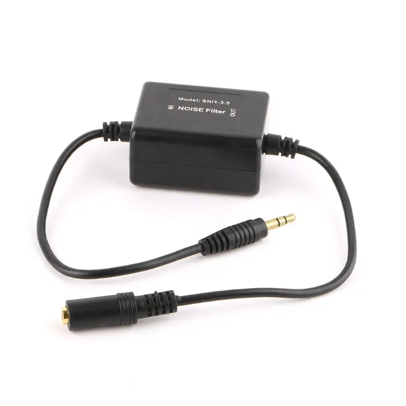 3.5mm Headphone Mini Jack Ground Loop Isolator Noise Filter Car Auido Stereo audio noise filter
