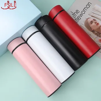 

Fashionable Intelligent Temperature Display Stainless Steel Mug Creative Men and Women Couple Mug Creative Business Portable Cup