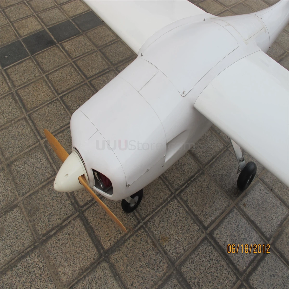 FPVOK UAV Gas Powered 2.6m Wingspan Requirement 50-80cc engine Modle Airplane 5