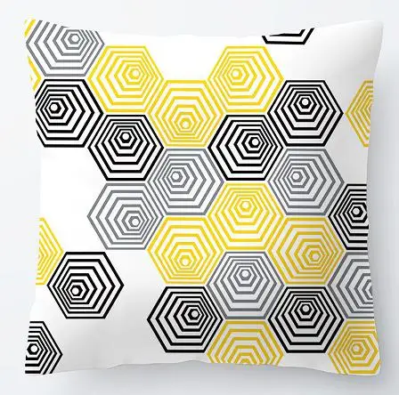 Современная Styleyellow Подушка с цветами простой Подсолнух лист Ананас Лимон велосипед Геометрическая подушка слон череп шаблон для автомобиля - Цвет: A24