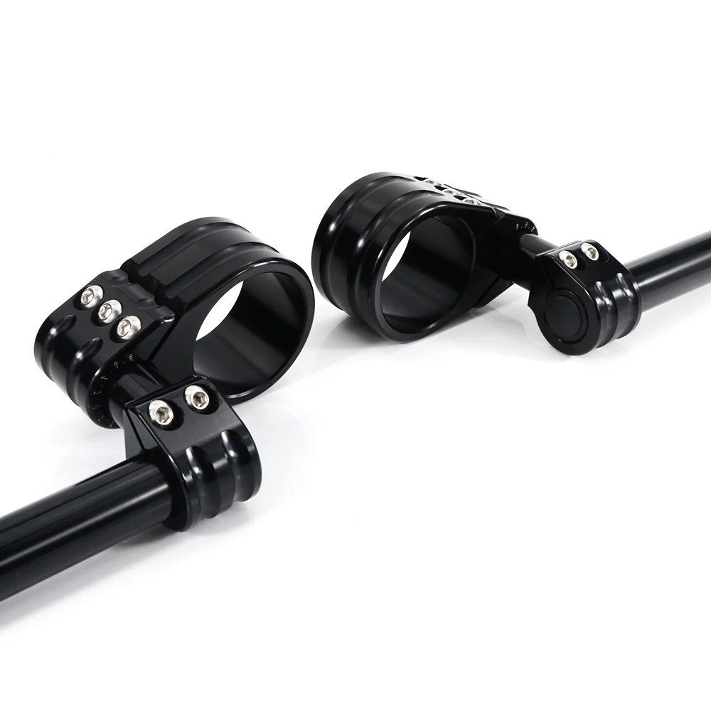 Cnc Aluminum Adjustable Handlebar Clipon Handle Bar Raiser Universal Fit For Honda Cbr900rr