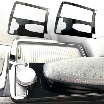 

Hot ABS Sticker Water Cup Panel Interior Trim Replacement Self Adhesive Frame C Class Car For Mercedes C180 C200 W204 2008-2013