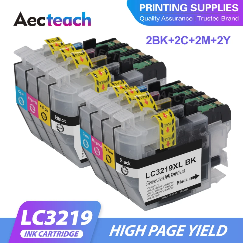 

Aecteach new LC3219XL Compatible for Brother LC3219 XL Ink Cartridges for Brother MFC-J5330DW MFC-J5335DW MFC-J5730DW MFC-J5930D