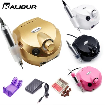 

KALIBUR 35000RPM Electric Nail Drill File Machine Apparatus Set Pedicure Electric Nail File Drill Polish Bits Tools Set