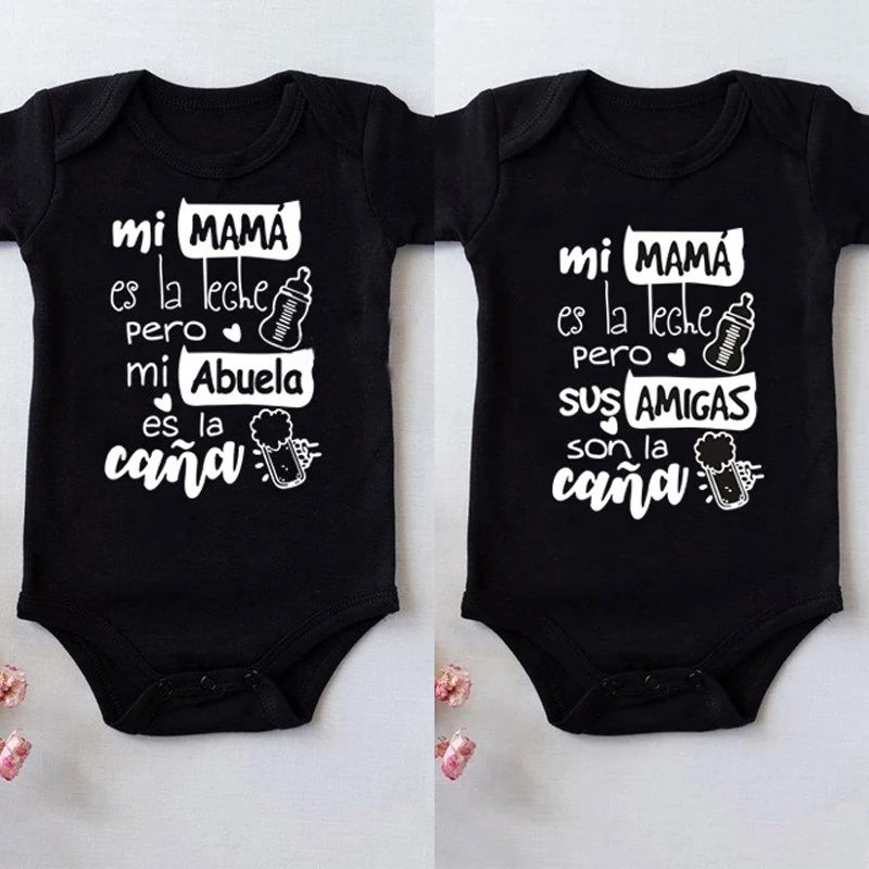 

2021 Baby Bodysuit Fashion Newborn Funny Jumpsuit Infant Unisex Cute Print Short Sleeve Cotton Body Baby Playsuit Clothes 0-24M