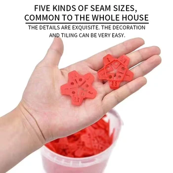 

150pcs/set Level Wedges Tile Spacers For Flooring Wall Tile Spacer Carrelage Tile Leveling System Leveler Locator Spacers