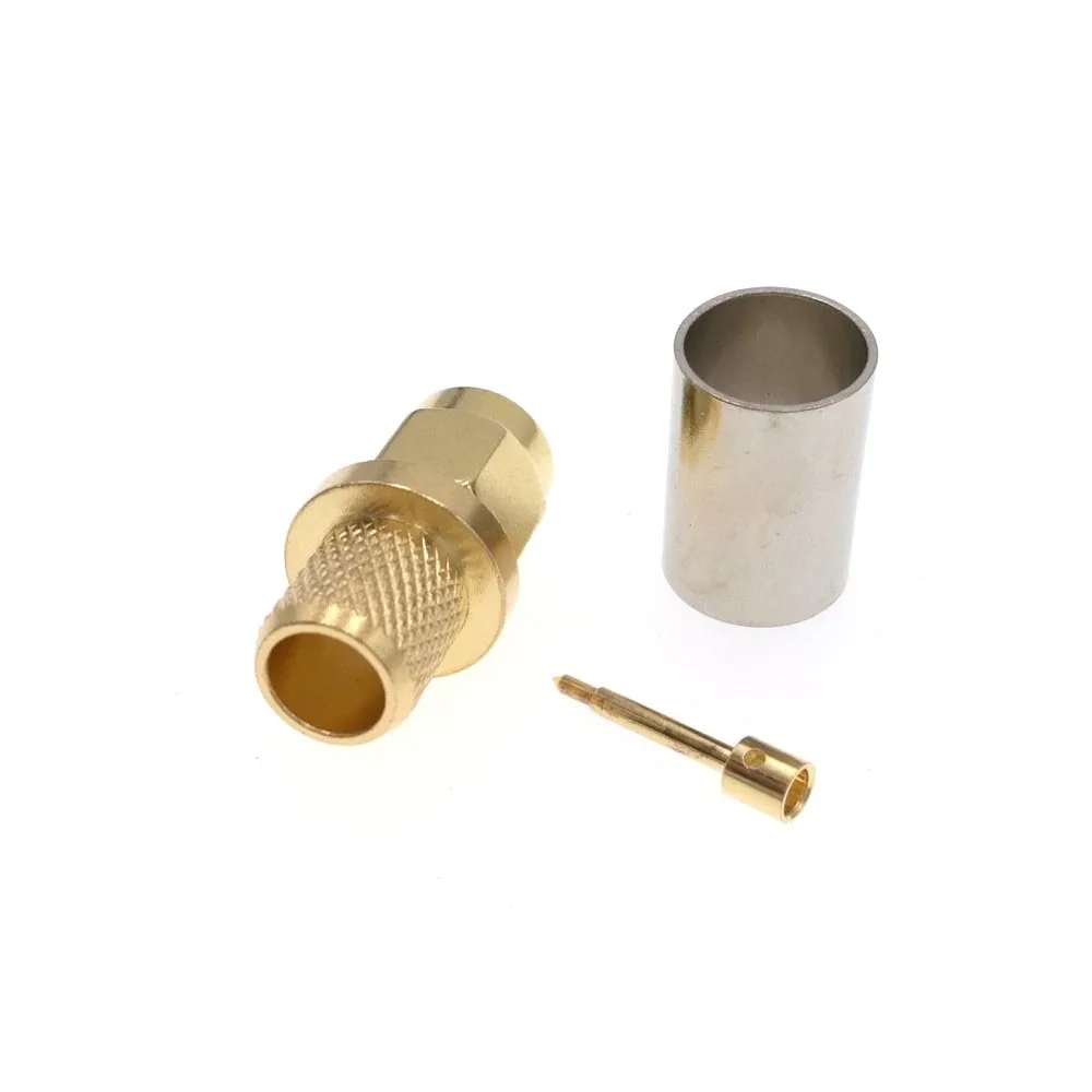 50 шт. коннекторы для кабелей RG5 RG6 5D FB LMR300 Ecoflex 7|plug ear|plug in wall sconceplug assembly |