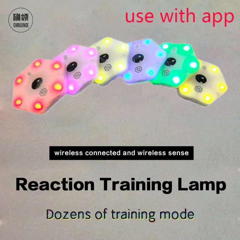 【queling】reaction training light lamp speed agility response equipment boxing react Sensory agile fitlight blazepod siboasi