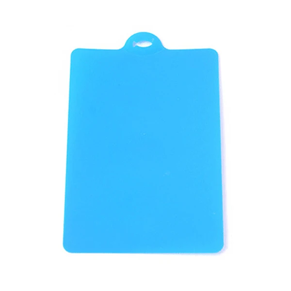 Синий New 21.5*32.5cm Cutting Board Kitchen Cooking Tools Flexible PP Plastic Non-slip Hang Hole Food Slice Cut Chopping Block SP99 - Цвет: Синий