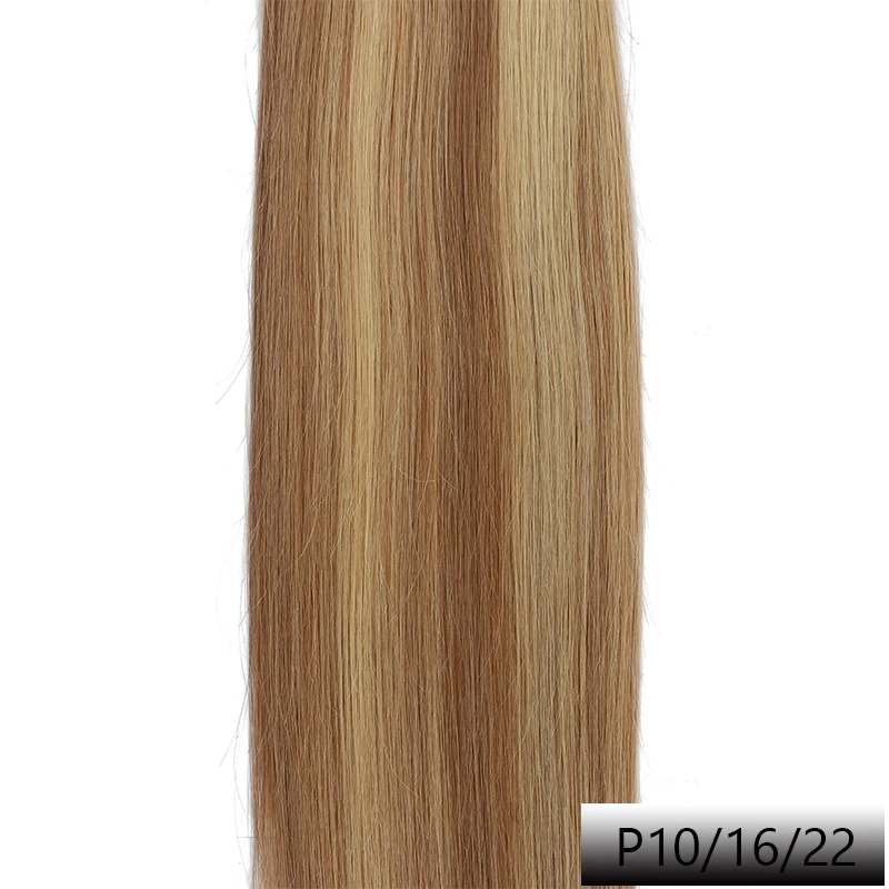 Человеческие волосы Remy на Клейкой Ленте для наращивания, цвет пианино, настоящие волосы Remy на клейкой ленте, платиновый блонд, 2 г/шт., 40 г, волосы Forever Pro - Цвет: P10-16-22