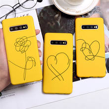 Flower Love Abstract Art Line Phone Case For Samsung Galaxy A40 A50 A70 A51 A71 A31 A41 M31 M11 S8 S9 S10 S20 Ultra Plus Case