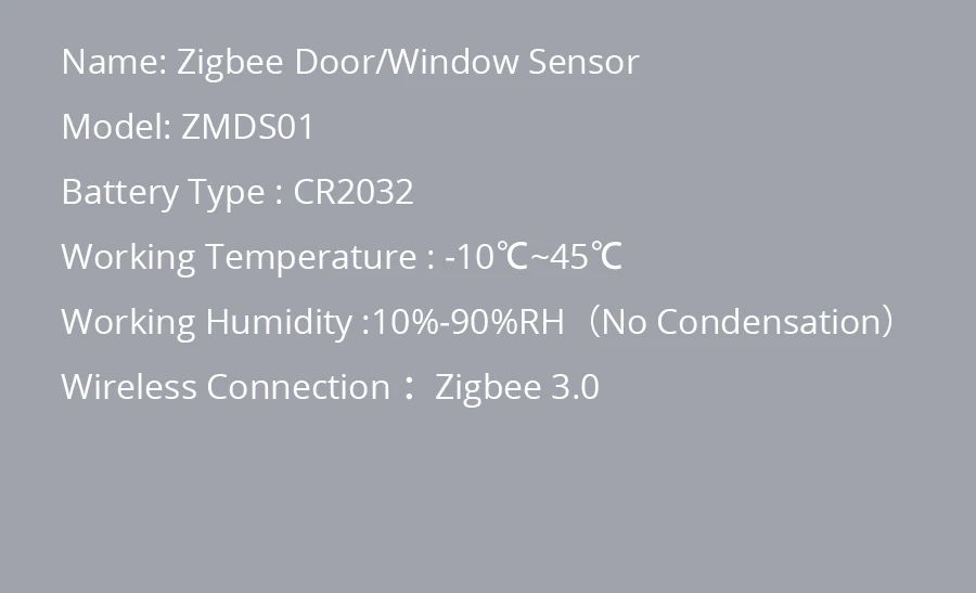 Zemismart Zigbee Smart Door Sensor Security Equipment Door Window Detectors Real