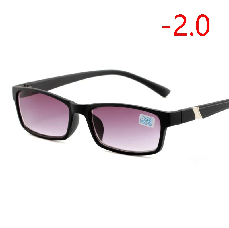Женские Мужские готовые Цветочные ножки красные очки для близорукости анти-Blu-ray близорукость солнцезащитные очки-100-150-200-250-300-600 - Цвет оправы: Myopia 200