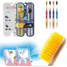 Прочная ручная зубная щетка для взрослых, отбеливание зубов, как кисть для фотографий