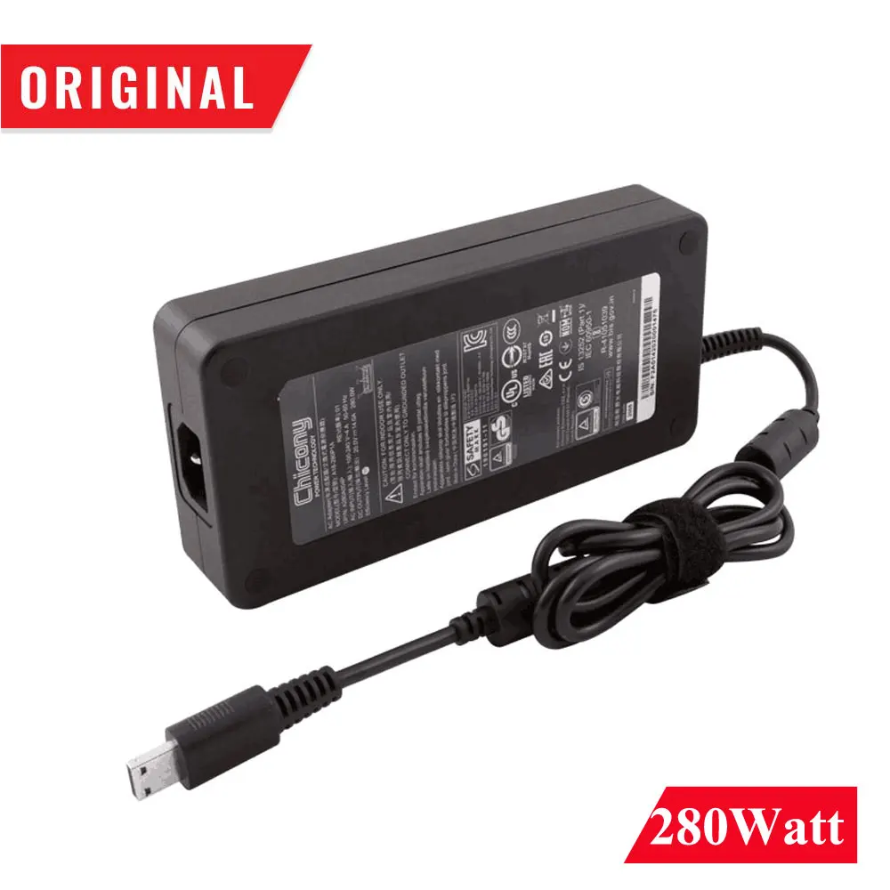 充電器アダプター,20v,14a,280w,msi A18-280P1A,ge76シリーズ用,10 uh 