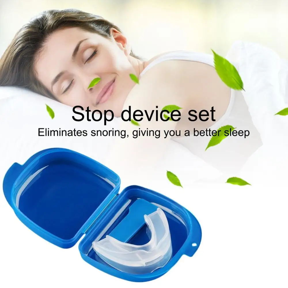 

1PCS Health Mouth Guard Stop Teeth Grinding Anti Snoring Bruxism Sleep Aid Tool Eliminates Snoring Health Care Accessories