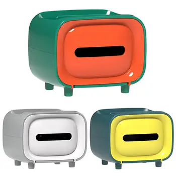

Tissue Box Retro TV Shaped Napkin Holder Facial Tissue Box Toilet Bath Roll Paper Storage Nordic Ins Style Creative Tissue Box