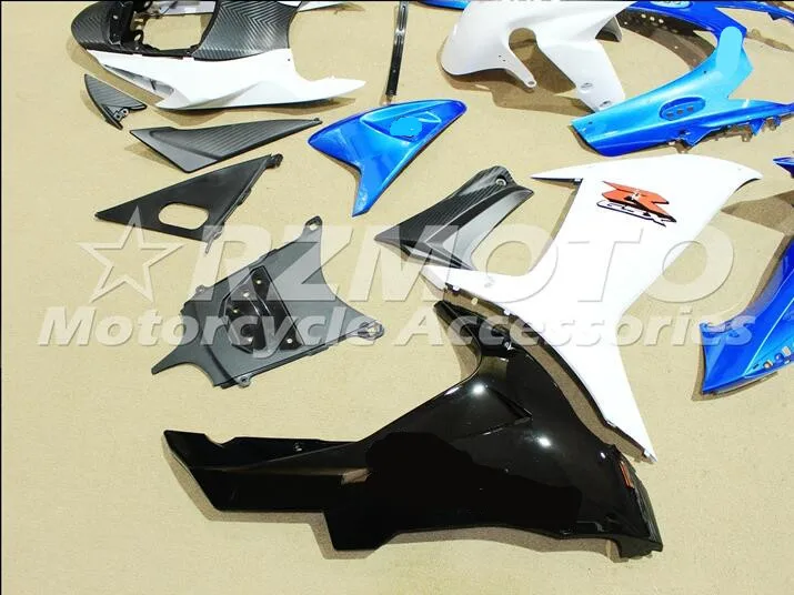 ACE наборы ABS впрыски обтекатели комплект подходит для SUZUKI GSX-R600 GSX-R750 L1 L3 2011 2013 синий A79