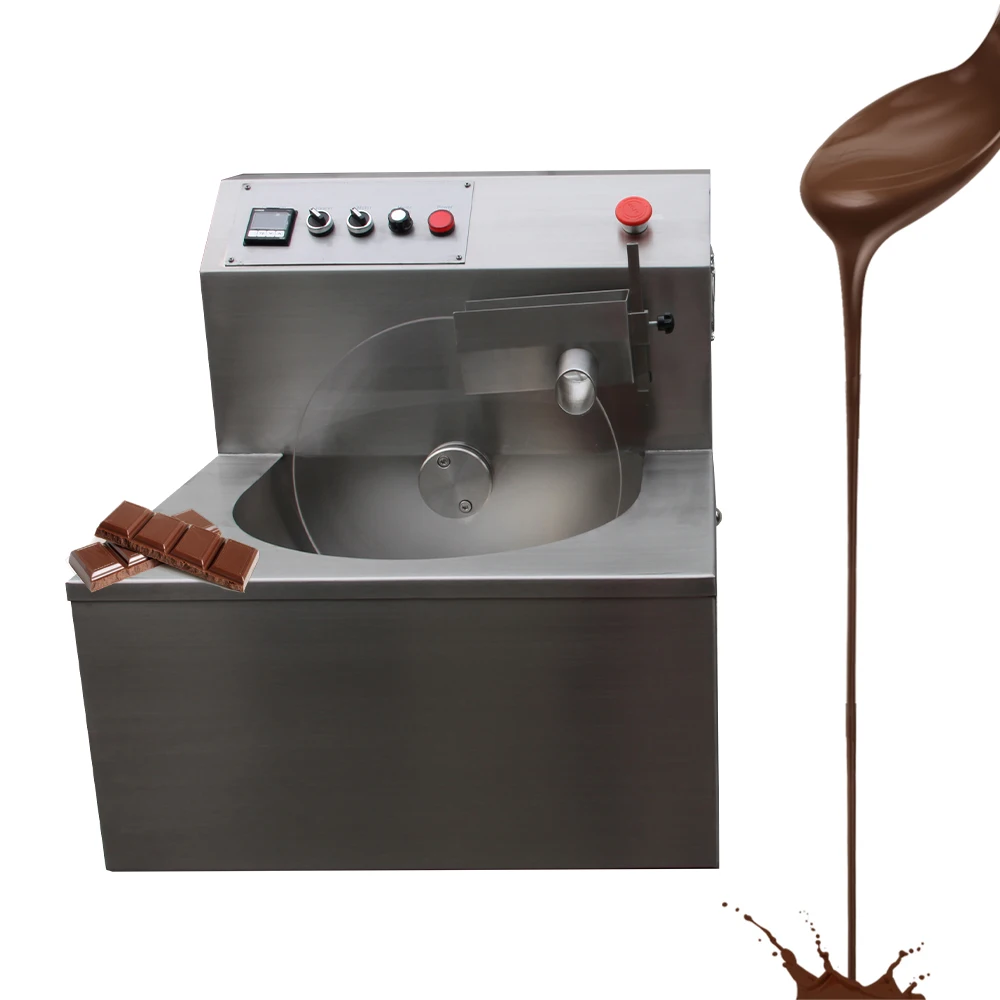 Máquina Eléctrica de fundición de Chocolate, 8kg, centro comercial, temperatura, olla de acero inoxidable