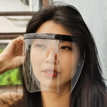 

SO&EI Oversized Outdoor Sports Driving Windproof Goggle One Piece Rimless Clear Lens Men Mask Sunglasses Big Shades UV400 Women