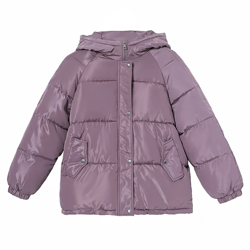 

Oversized Women's Winter Bubble Jacket with Hood Warm Female Coat Solid Autumn Female Parka for Girls Ladies Down Jacket 2020