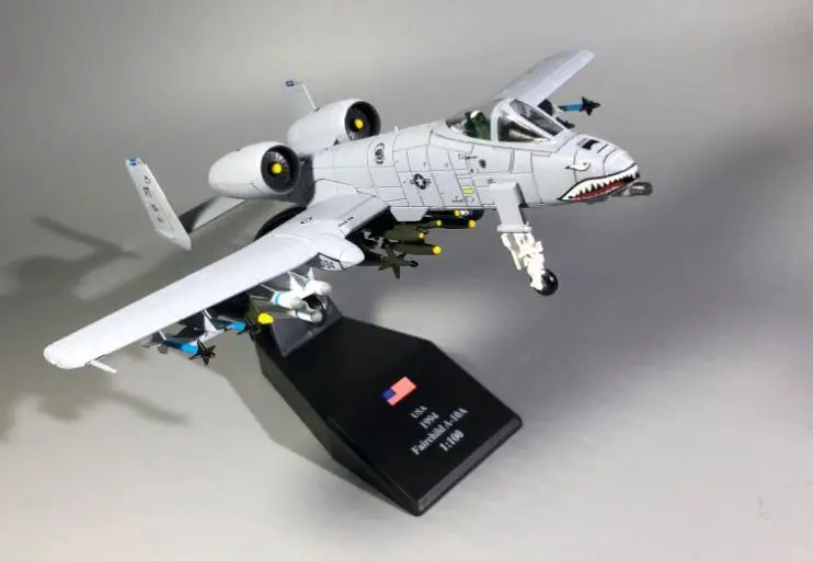 США Сказочный A-10 Thunderbolt Оригинальная версия 1/100 литая под давлением модель самолета