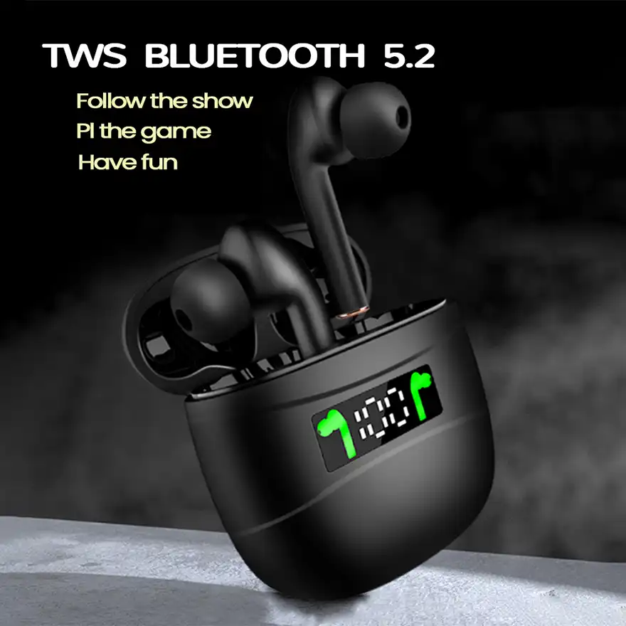 Auriculares Bluetooth 5 2 Twsハイファイfoneのデouvidoタイプcオフホワイト送料無料 イヤホンワイヤレスゲーミングイヤホン音楽ボリューム Bluetooth イヤホン ヘッドホン Aliexpress