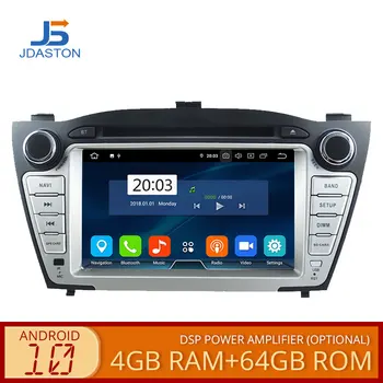 

JDASTON Android 10.0 Car DVD Player For Hyundai iX35 Tucson 2009-2015 WIFI Multimedia GPS Navigation Stereo 2 Din Car Radio DSP