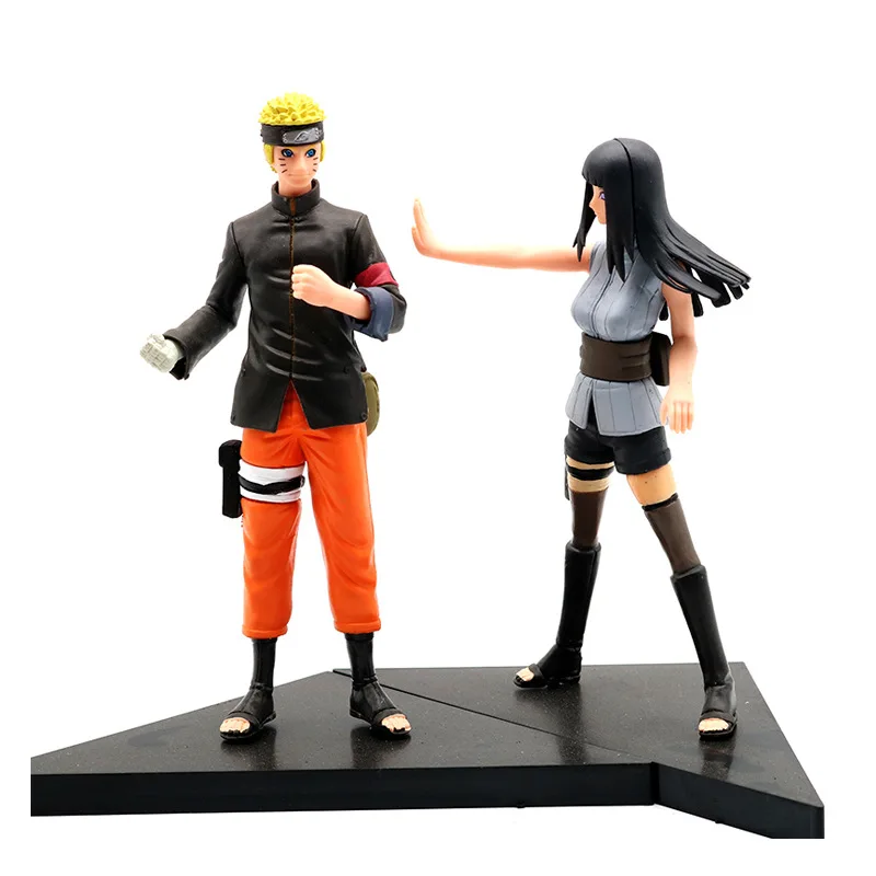 

2pcs Naruto Uzumaki Hyuga Hinata Action Figure Figurines Model Toy