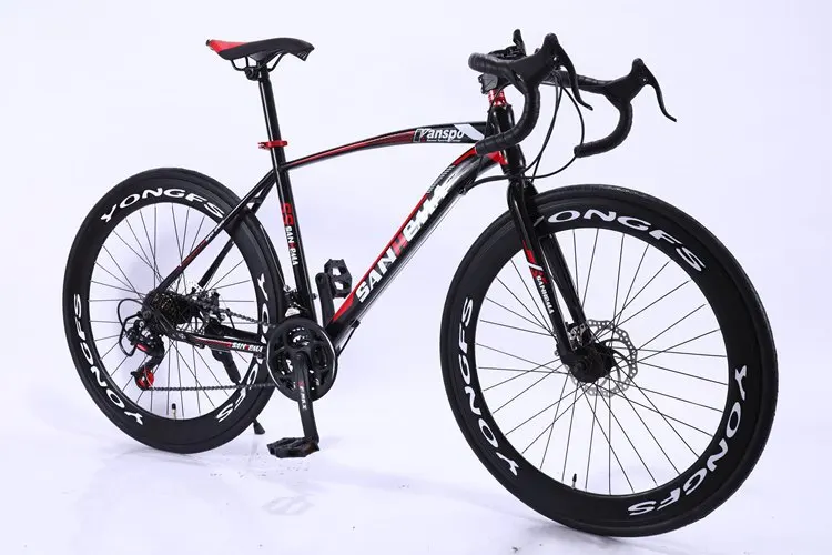 26-inch 60-knife Bend Bicycle Men and Women Road Race City Mountain Bike Variable Speed Dead Fly Double Disc Brake