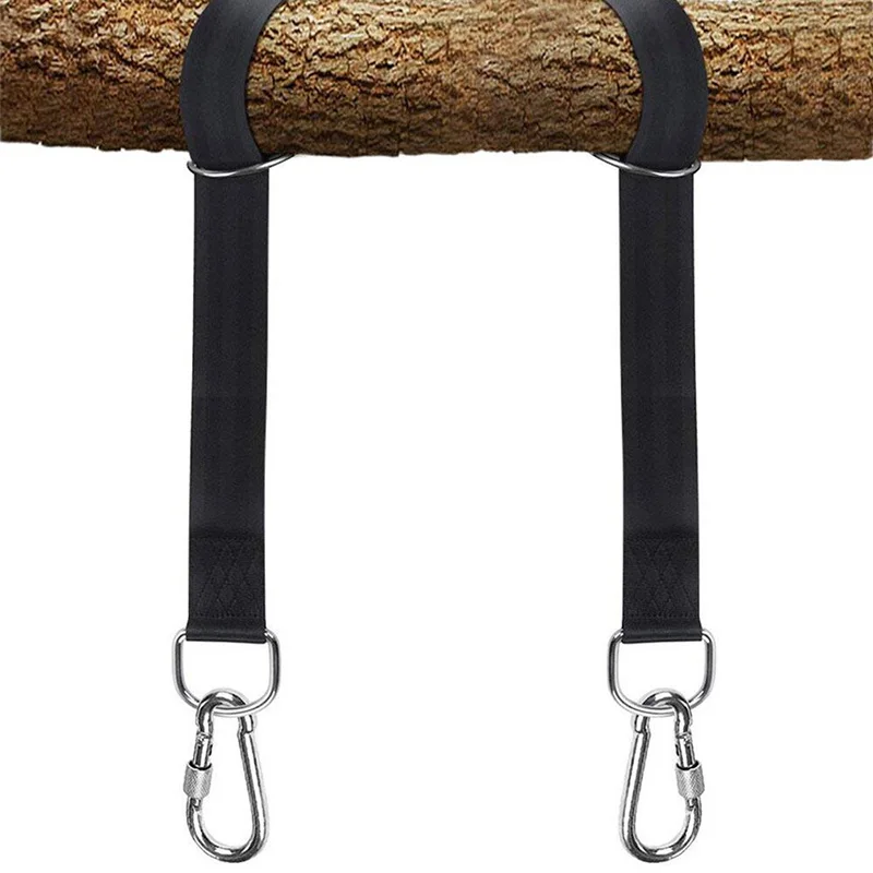 

Tree Swing Hanging Kit Hammock Straps Set 350 KG Load Capacity OutDoor Camping Hiking Hammock Hanging Belt