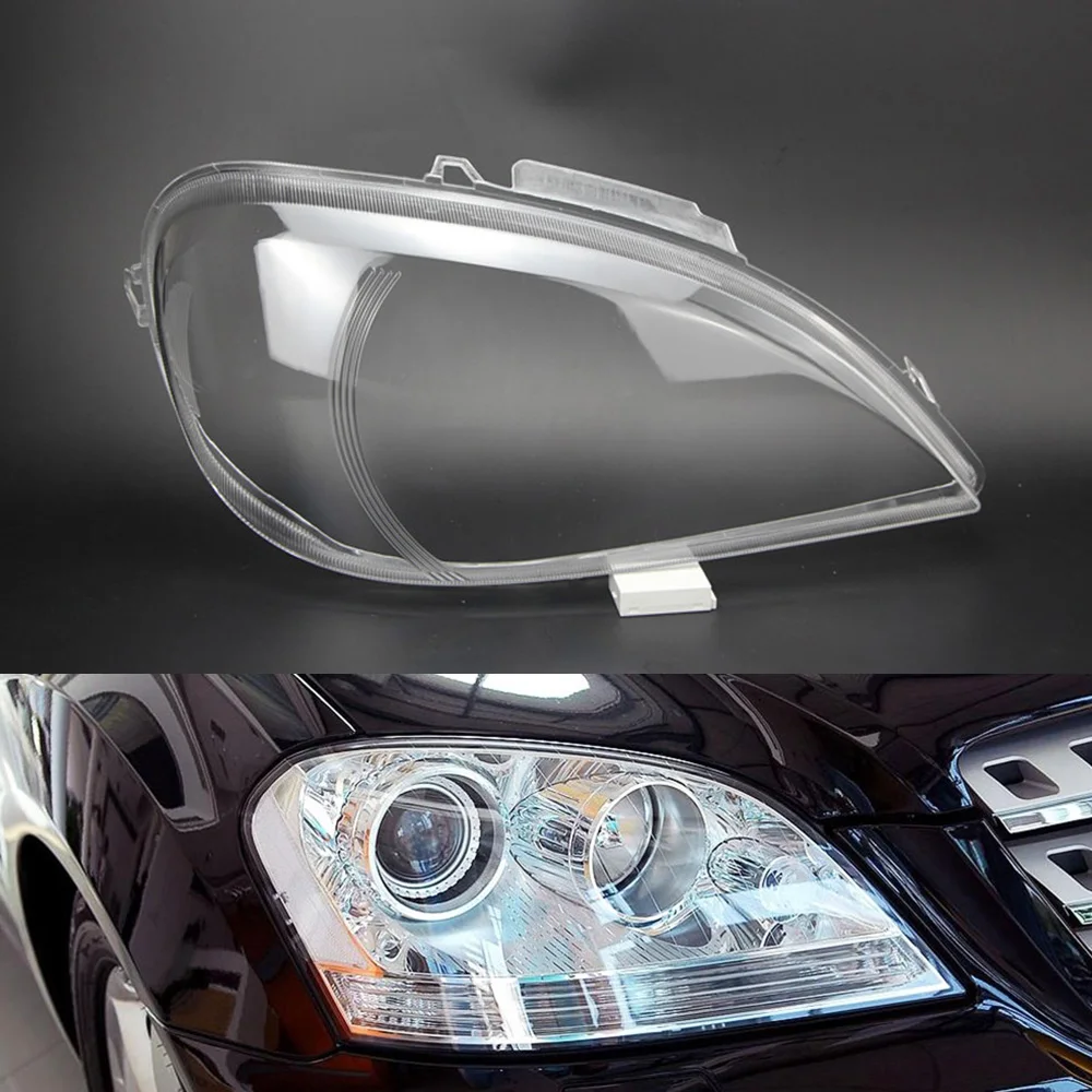 Passenger Side Для Mercedes-Benz W163 ML320 ML350 ML500 Автомобильная фара с прозрачными линзами - Цвет: Passenger Side