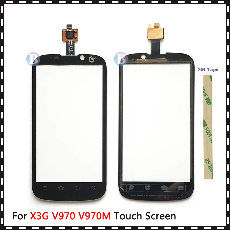 Сменный сенсорный экран 4 3 дюйма для ZTE X3G V970 V970M дигитайзер внешнее стекло панель