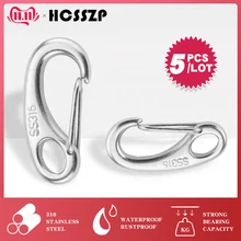 *#Best Price Marine 316 Stainless Steel Egg Eye Shape Spring Snap Hooks Boat Accessorise Hiking Carabiner Quick Release Dog Bolted Hook 5Pcs *#Best Price Marine 316 Stainless Steel Egg Eye Shape Spring Snap Hooks Boat Accessorise Hiking Carabiner Quick Release Dog Bolted Hook 5Pcs