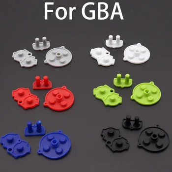 

1Set Colorful Rubber Conductive Buttons A-B D-pad for Nintend GameBoy Advance GBA Silicone Conductive Start Select Keypad