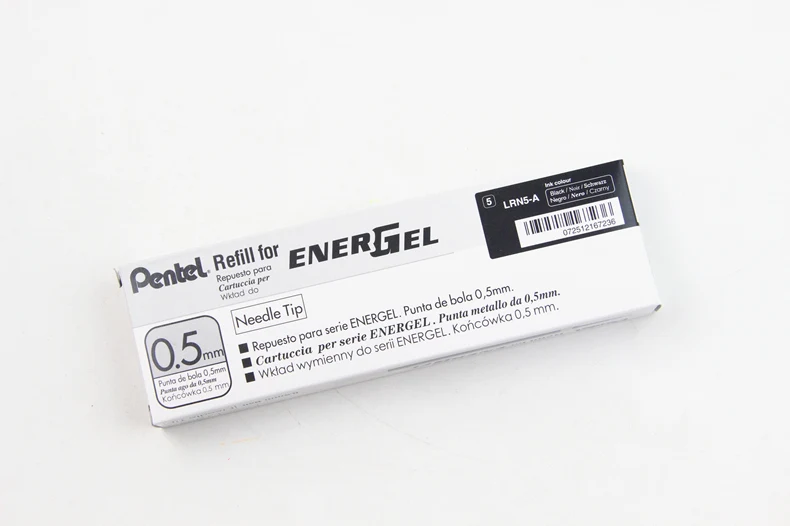 12 шт./кор. Pentel Energel X игла для заправки наконечник LRN5 гелевая ручка Ручка роллер
