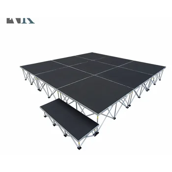 

China portable aluminum stage durable platform mobile staging for concert wedding event
