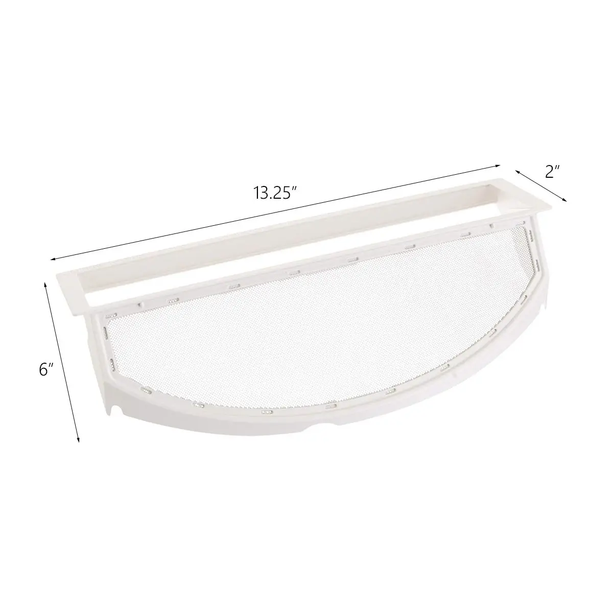 Dryer Filter Dryer Evaporator Filter 2pc Dryer Lint Filter Screen Replacement Clothes Dryer Part Accessories for General Electric WE18M28 PS11767017 WE18X25100