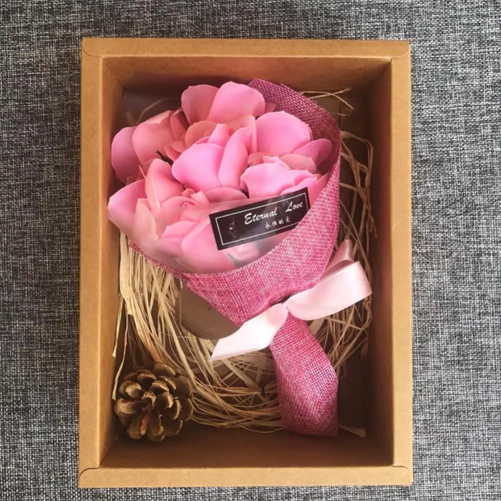 Box Scented Bath Body Petal Rose Flower Soap Wedding Decoration Gift Best Home Party decorations fast wholesale рождество | Дом и сад