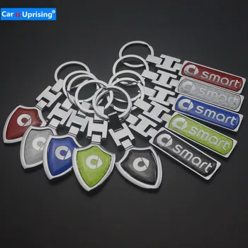 

1pc Car Keychain Keyring Key Fobs For Smart Fortwo Forfour 453 451 450 Roadster Crossblade City City-Coupe Cabrio Auto Key Chain