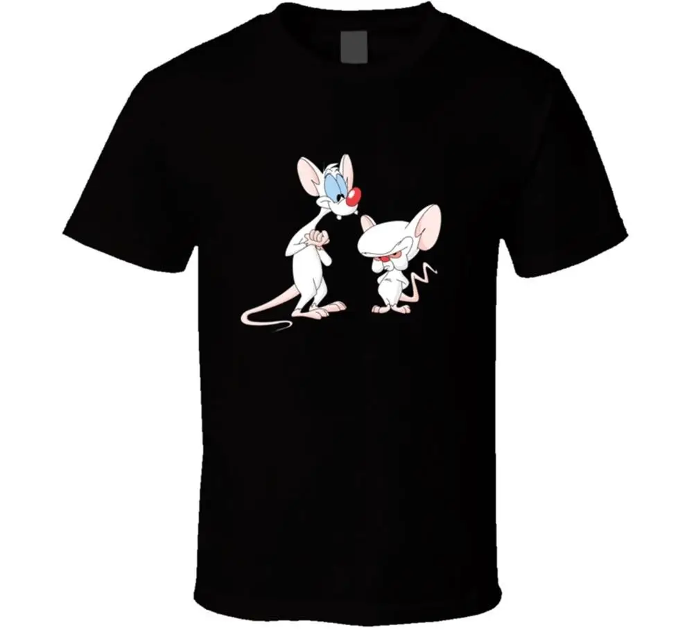 Pinky And The Brain T Shirt Mens Tee Take Over World Gift New From US |