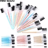 Peigne à cils 2 en 1 en cristal à double usage, brosse à sourcils, outil d'extension de cils, maquillage, accessoires cosmétiques, 20 pièces