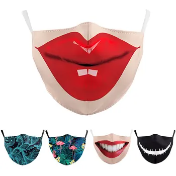 

50pcs Cotton Face Mouth Mask Cover Anti Haze Dustproof Washable Reusable Women Men Adult Mouth Masks Mascarilla